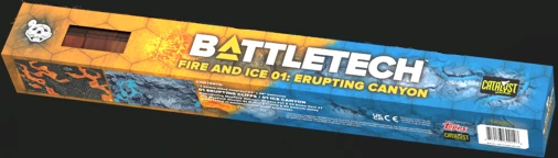 BattleTech: BattleMat: Fire and Ice 01: Erupting Canyon - Image 2
