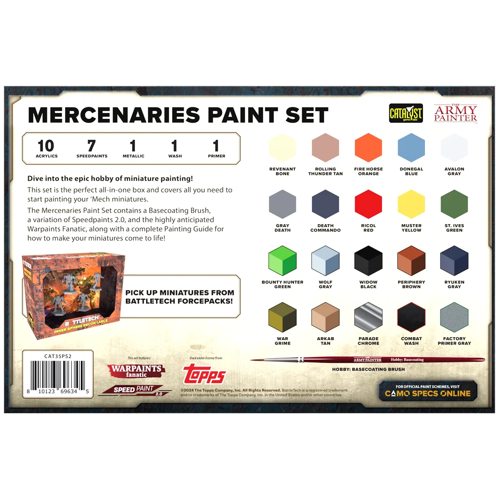 BattleTech: Mercenaries Paint Set - Image 2